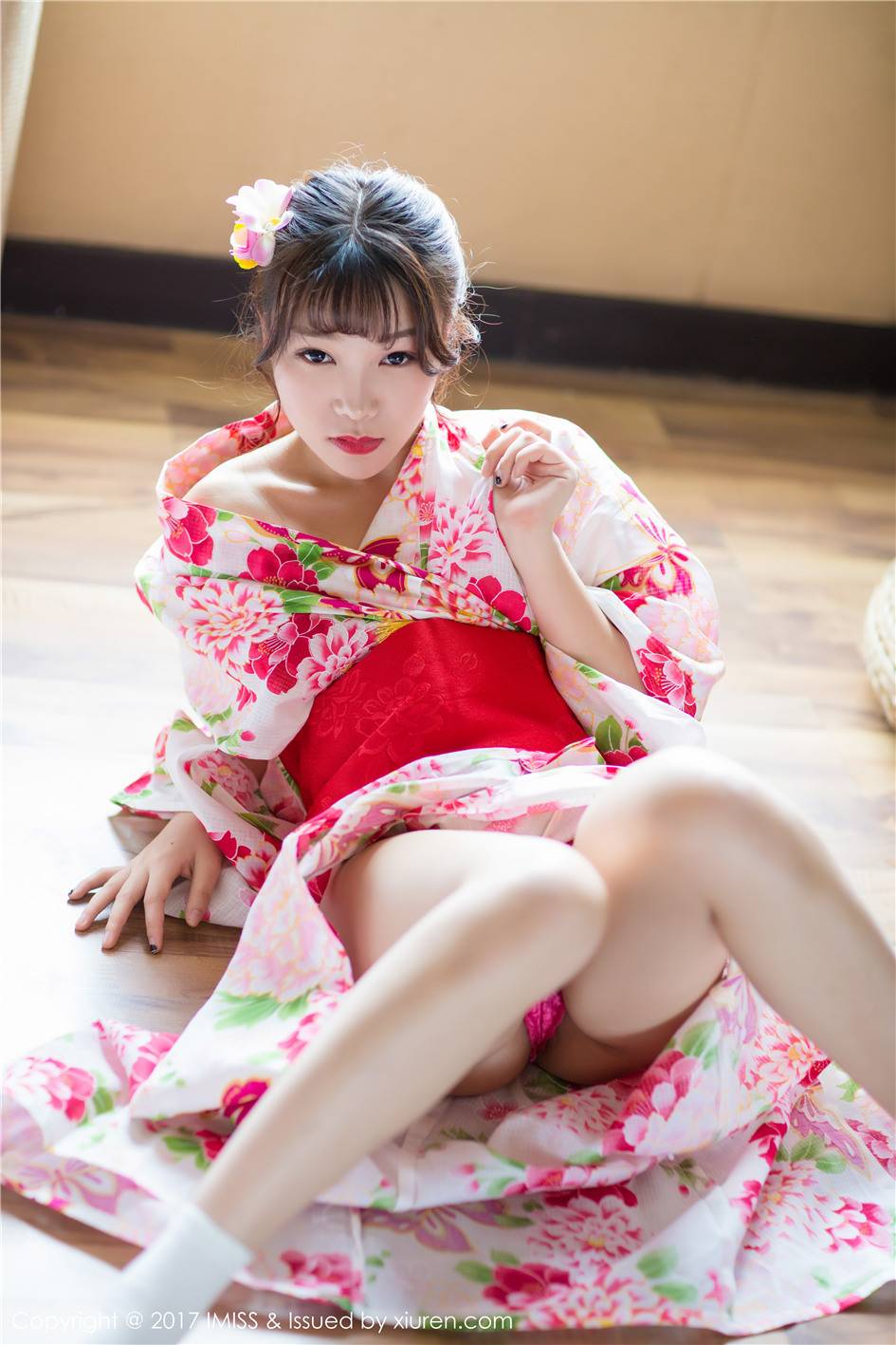 樱花和服美女芝芝Boσty日系高清写真(21张)