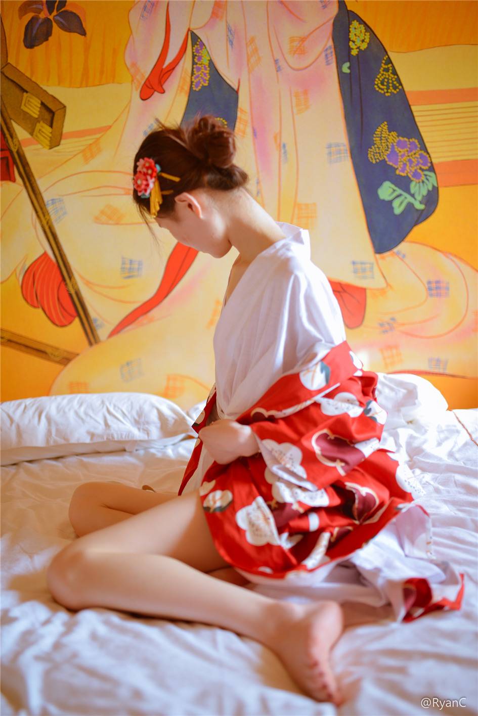 微博福利萌兰酱 - 日式和服写真(33张)